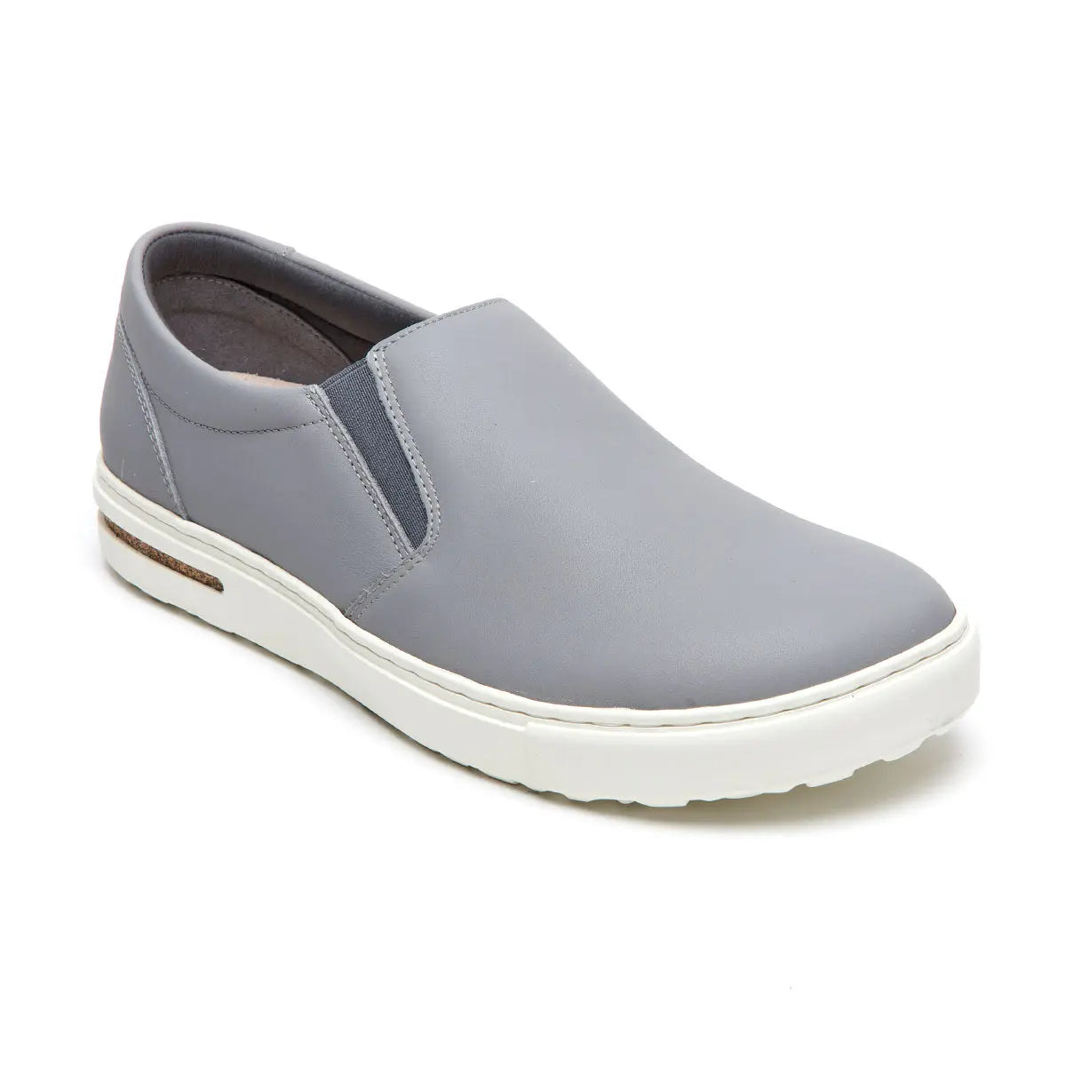 Birkenstock Women's Oswego Leather Shoes Grey Footwear - Tophatter Daily Deals