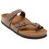 Birkenstock Women's Mayari Birkibuc Sandals Mocha Footwear - Tophatter Daily Deals