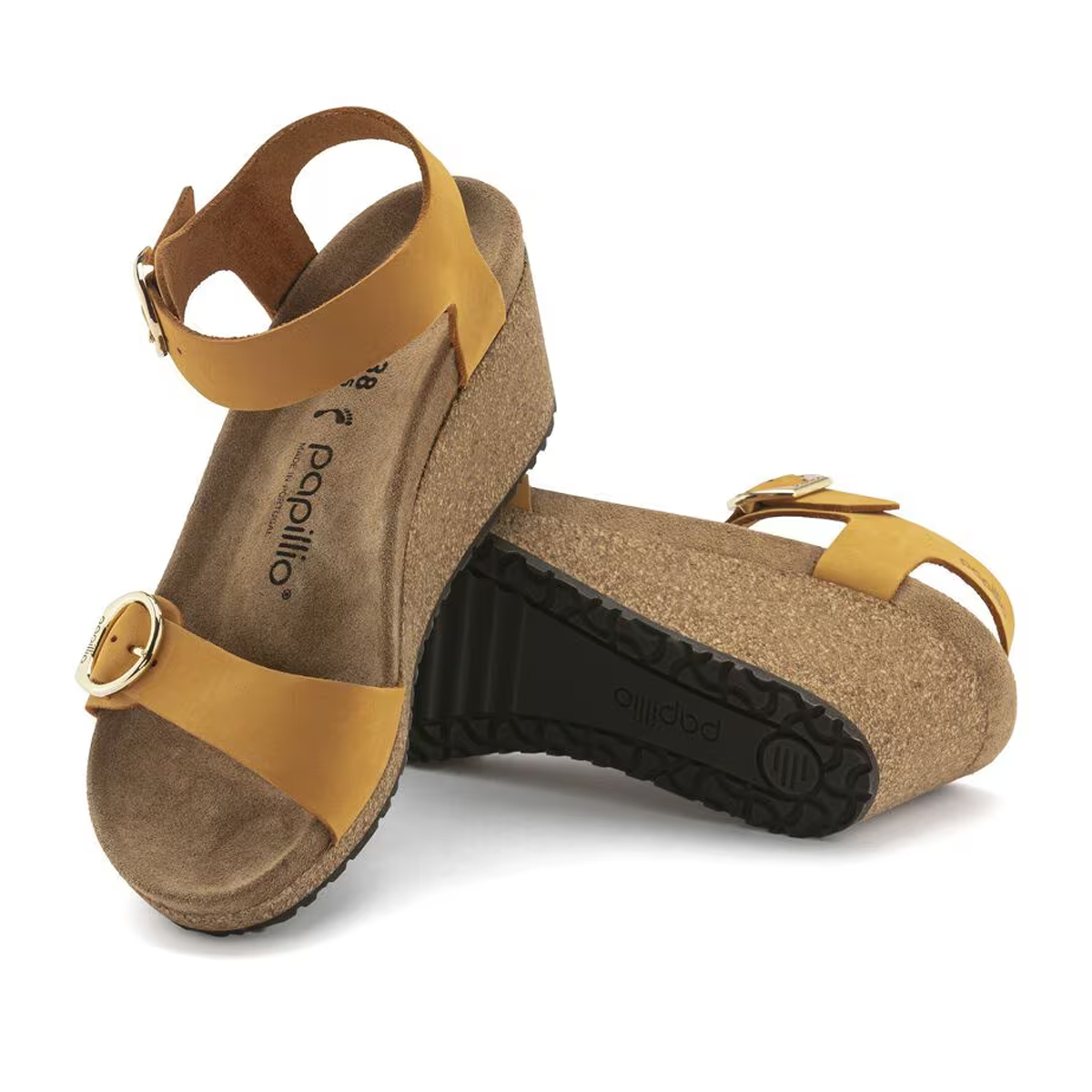 Birkenstock Women's Soley Papillio Nubuck Wedge Sandals Footwear - Tophatter Daily Deals