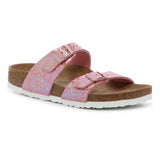 Birkenstock Women's Sydney Vegan Birko-Flor Sandals Rose Snake Medium Narrow Footwear - Tophatter Daily Deals