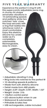 Zero Tolerance Perfect Fit USB Rechargeable Vibrating Penis Ring > Cock Ring > Vibrating - Tophatter Daily Deals