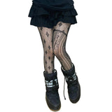 Black Alt Asymmetric Tights - Tophatter Daily Deals