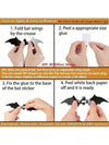 Black Bats Wall Decor Halloween Decor (60 pcs, 3D Waterproof) gadgets - Tophatter Daily Deals
