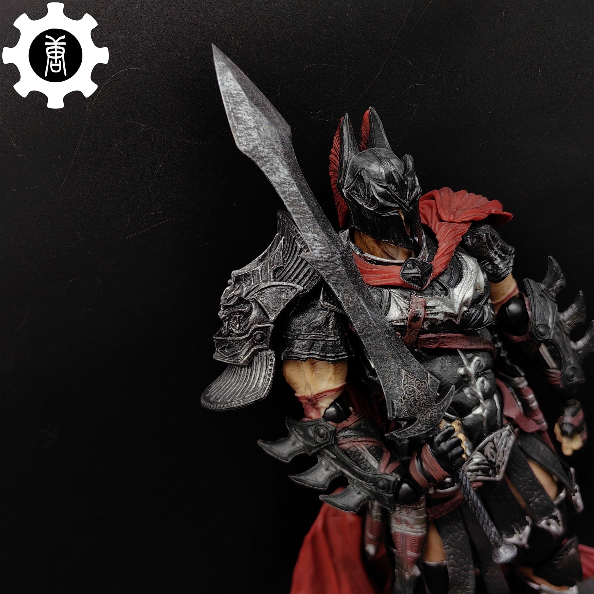 3D Printed 1: 12 Scale Black Knight Greatsword Replica - Tophatter Daily Deals