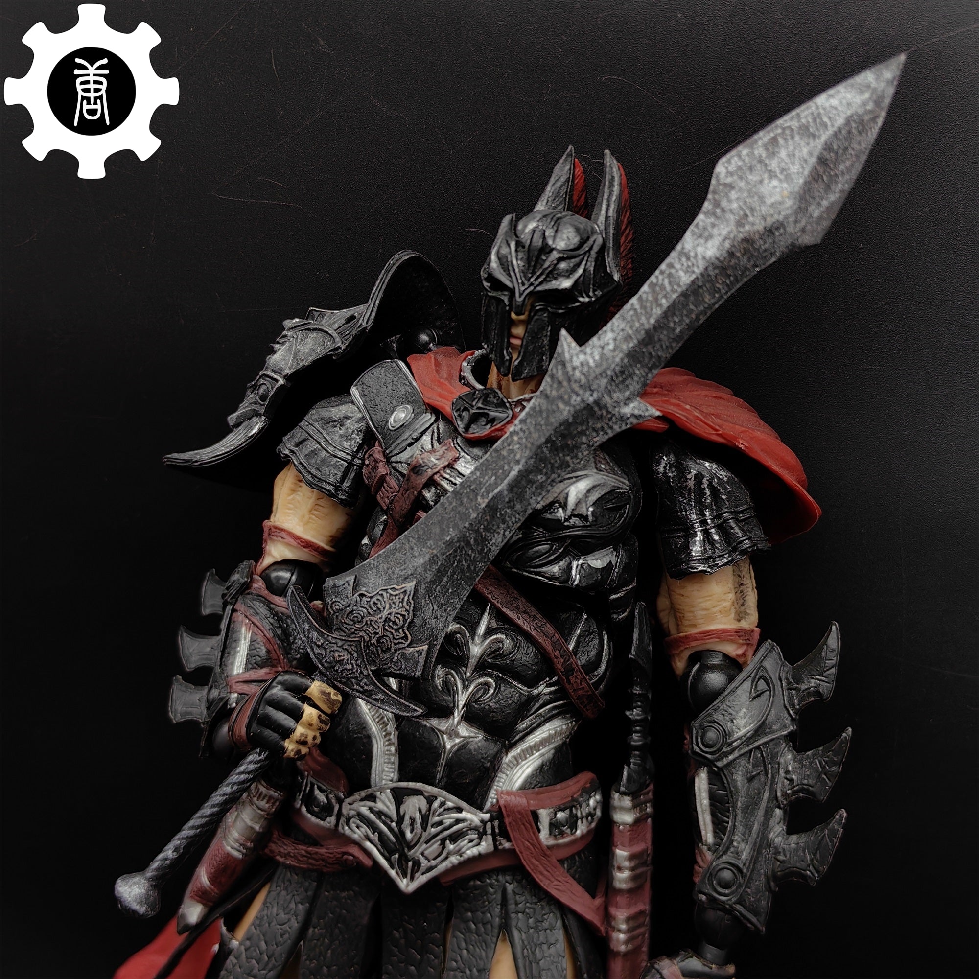 3D Printed 1: 12 Scale Black Knight Greatsword Replica - Tophatter Daily Deals