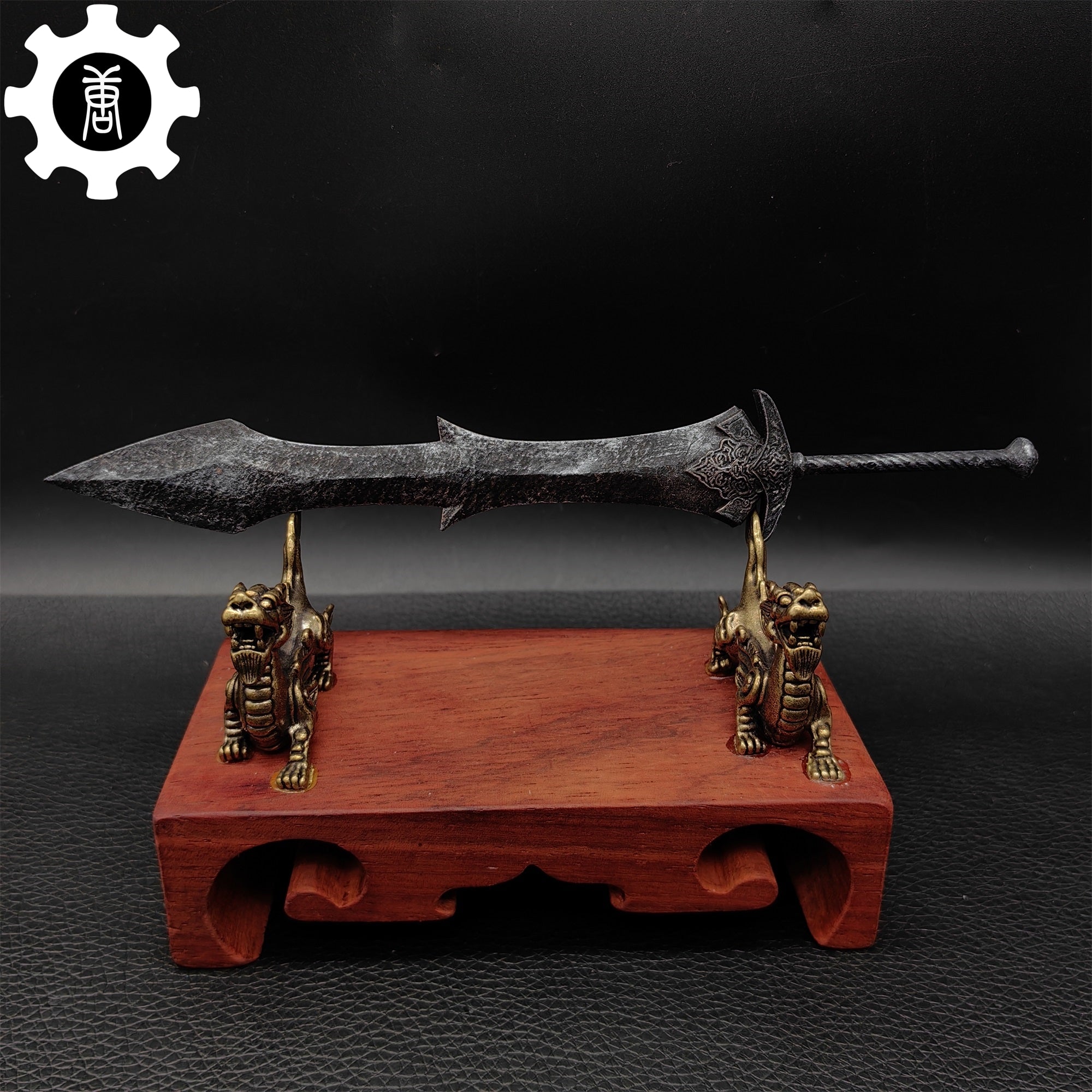 3D Printed 1: 12 Scale Black Knight Greatsword Replica - Tophatter Daily Deals