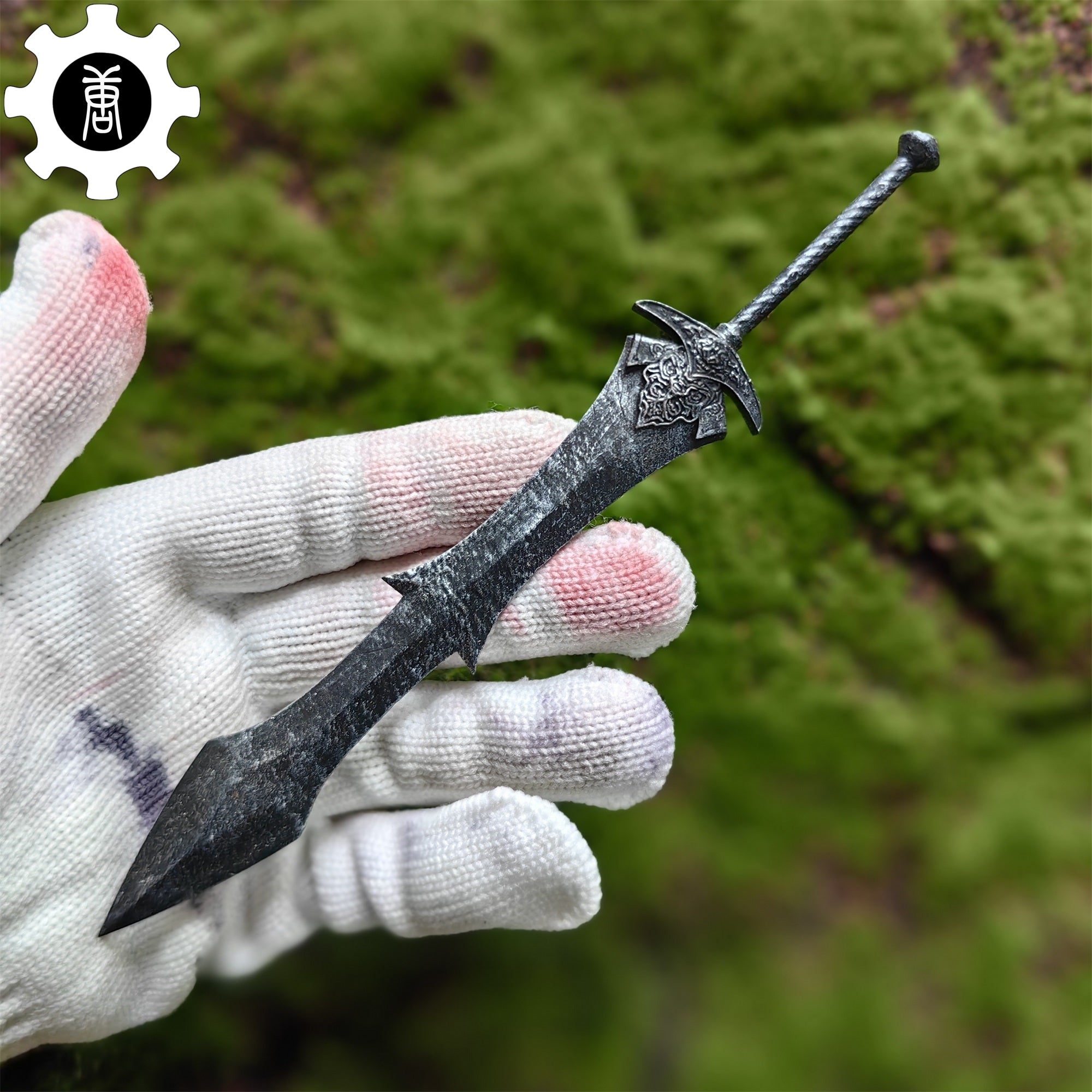 3D Printed 1: 12 Scale Black Knight Greatsword Replica - Tophatter Daily Deals