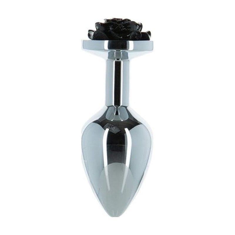 Black Rose 3 Inch Metal Butt Plug > Anal Range > Jewel Butt Plugs - Tophatter Daily Deals