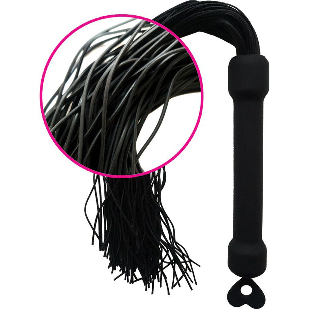Whip It Play Whip – Silicone Tassel Whip with Comfortable Grip Erotic Accessory > Bondage Gear > Whips & Floggers - Tophatter Daily Deals