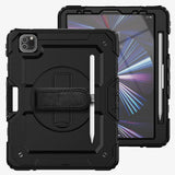 Heavy Duty iPad Case Rugged Tablet Cover With Hand Strap - Tophatter Daily Deals