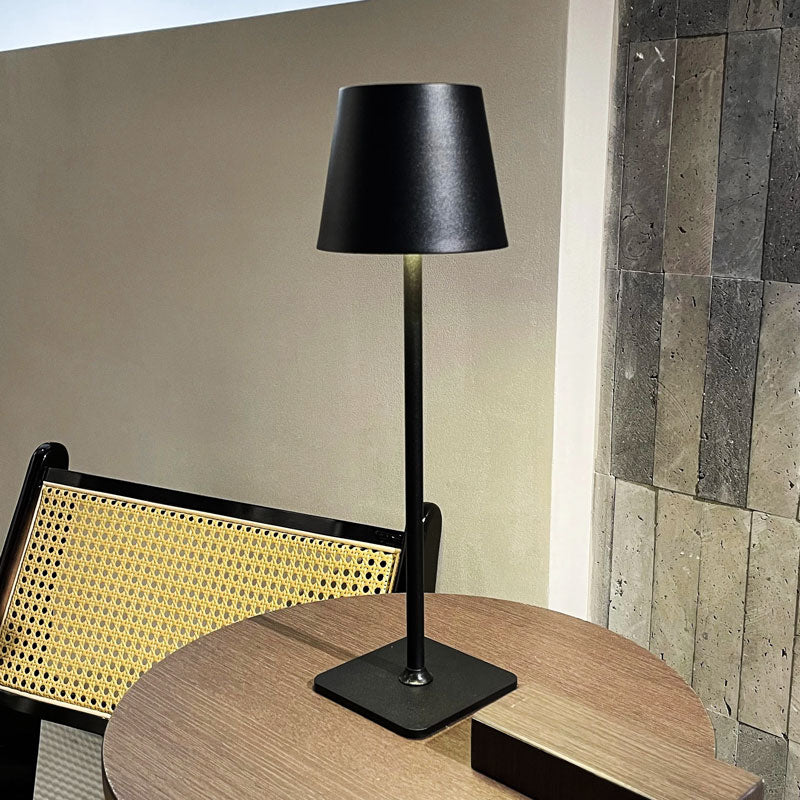 Rechargeable LED Wireless Table Lamp IP65 Outdoor Indoor Black - Tophatter Daily Deals