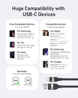 Anker USB-A to USB-C Cable (3 ft / 6 ft, Upcycled-Braided) Batteries & Power Accessories - Tophatter Daily Deals