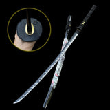 Black Dragon Katana Carbon Steel Samurai Sword - Tophatter Daily Deals