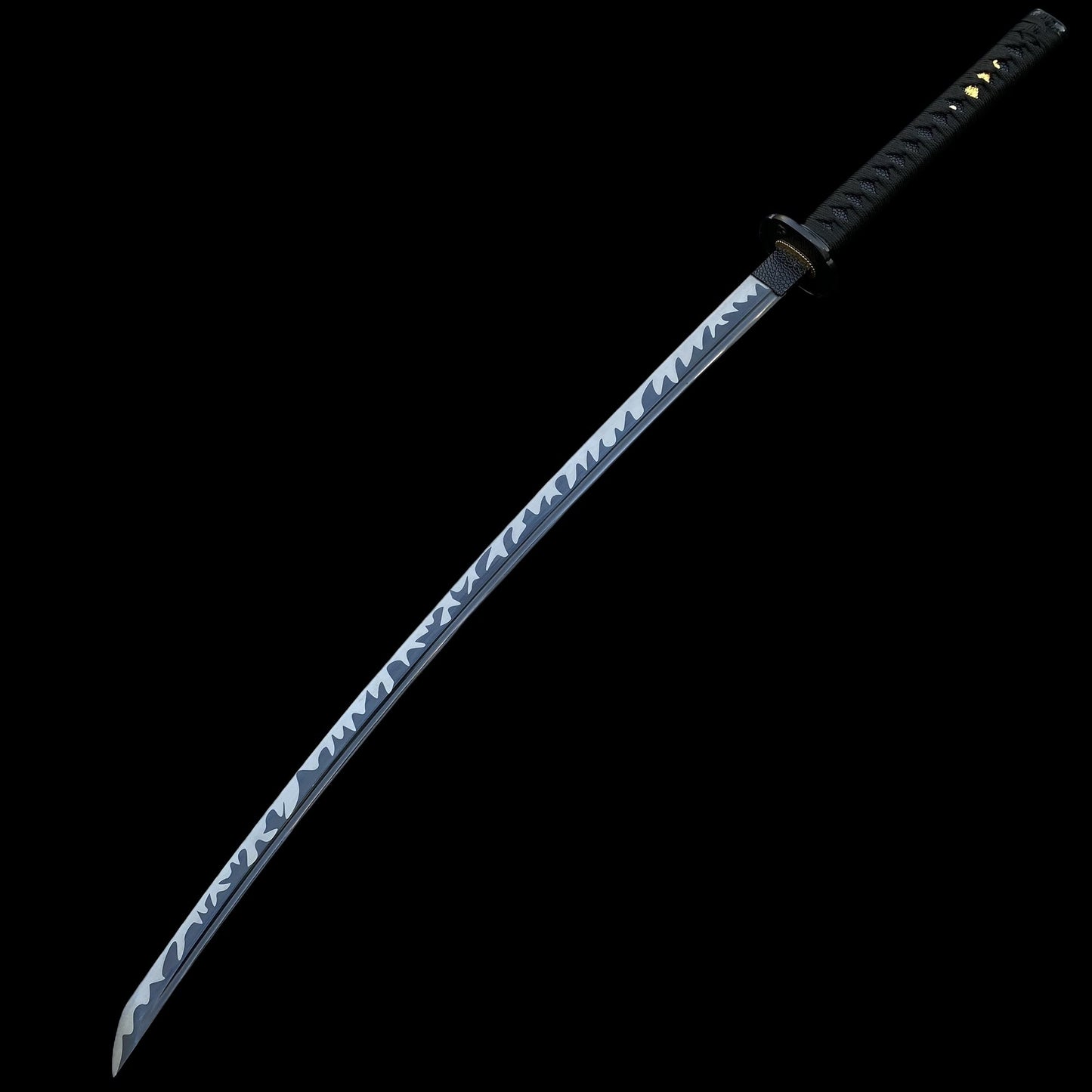Black Dragon Katana Carbon Steel Samurai Sword - Tophatter Daily Deals