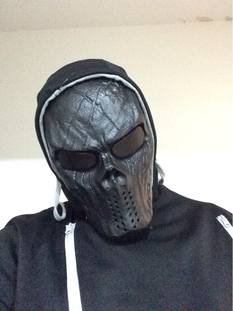 Tactical Airsoft Mask Motorcycle Halloween Full Face Skull - 9 styles Face Mask - Tophatter Daily Deals