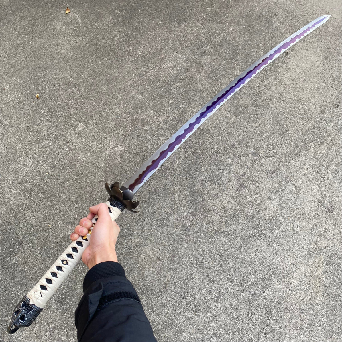 IRL Game Katana Black Mortal Blade Unsharpend USA Stock - Tophatter Daily Deals