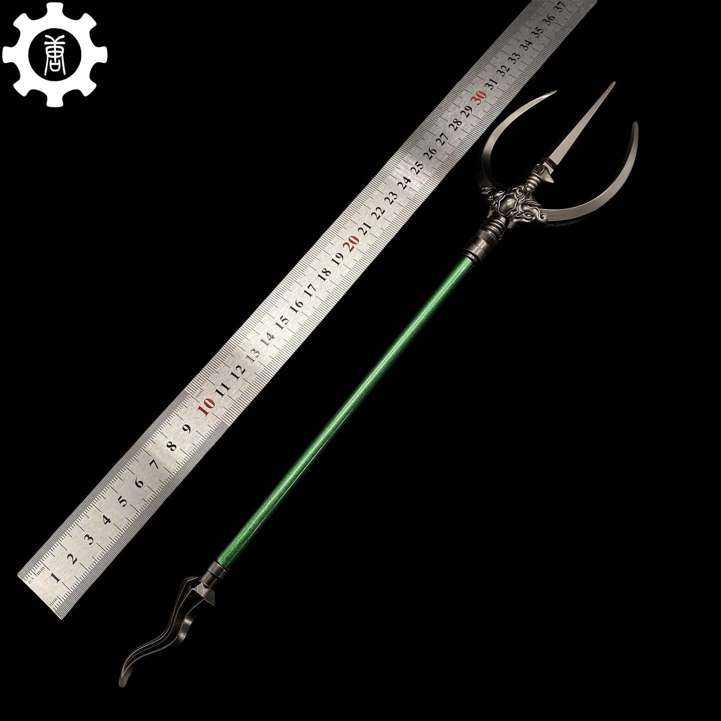Black Myth: Wukong Metal Weapons Miniature Collections 35CM Great Sage Huangfeng Trident - Tophatter Daily Deals