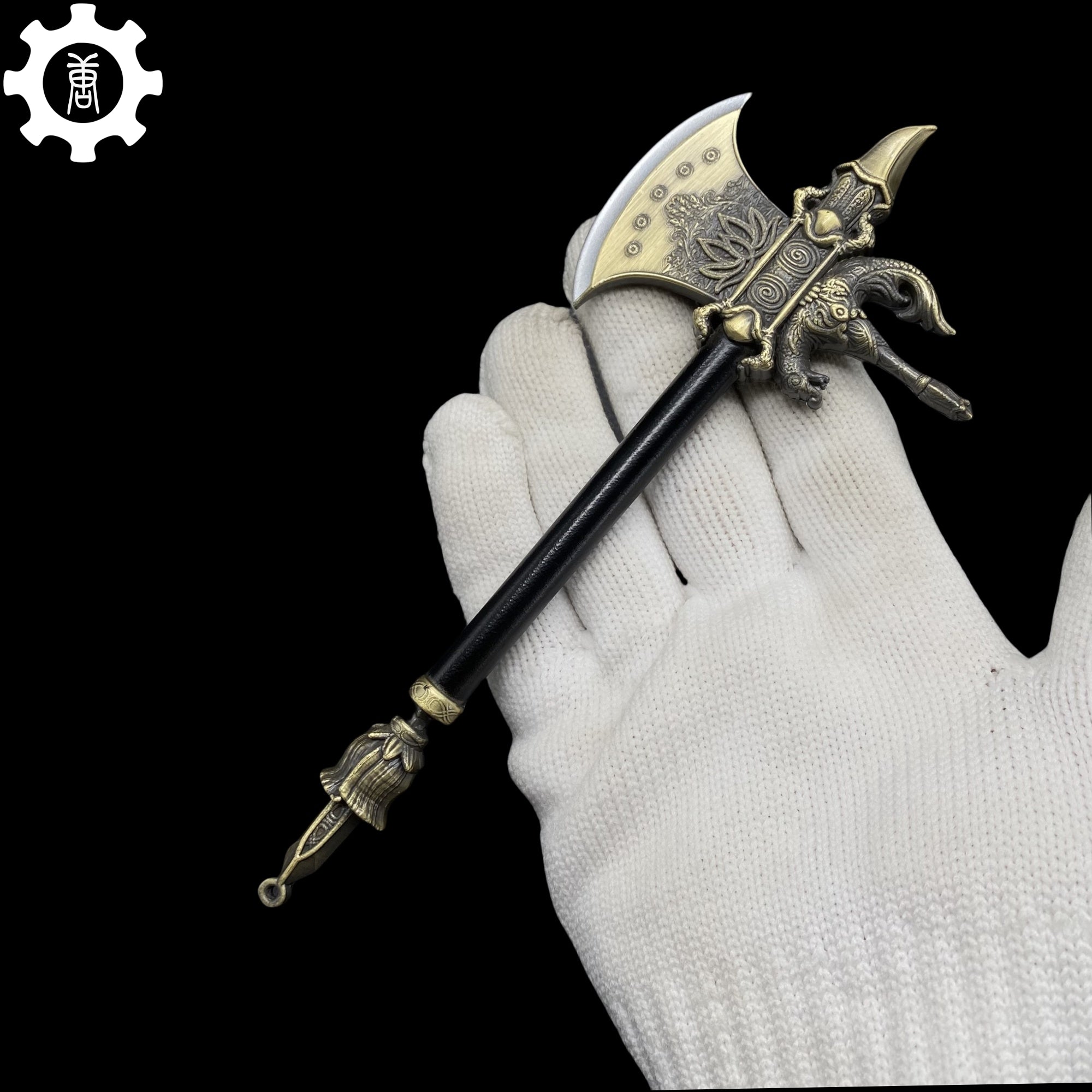 Black Myth: Wukong Metal Weapons Miniature Collections 18CM Yangjian Axe - Tophatter Daily Deals