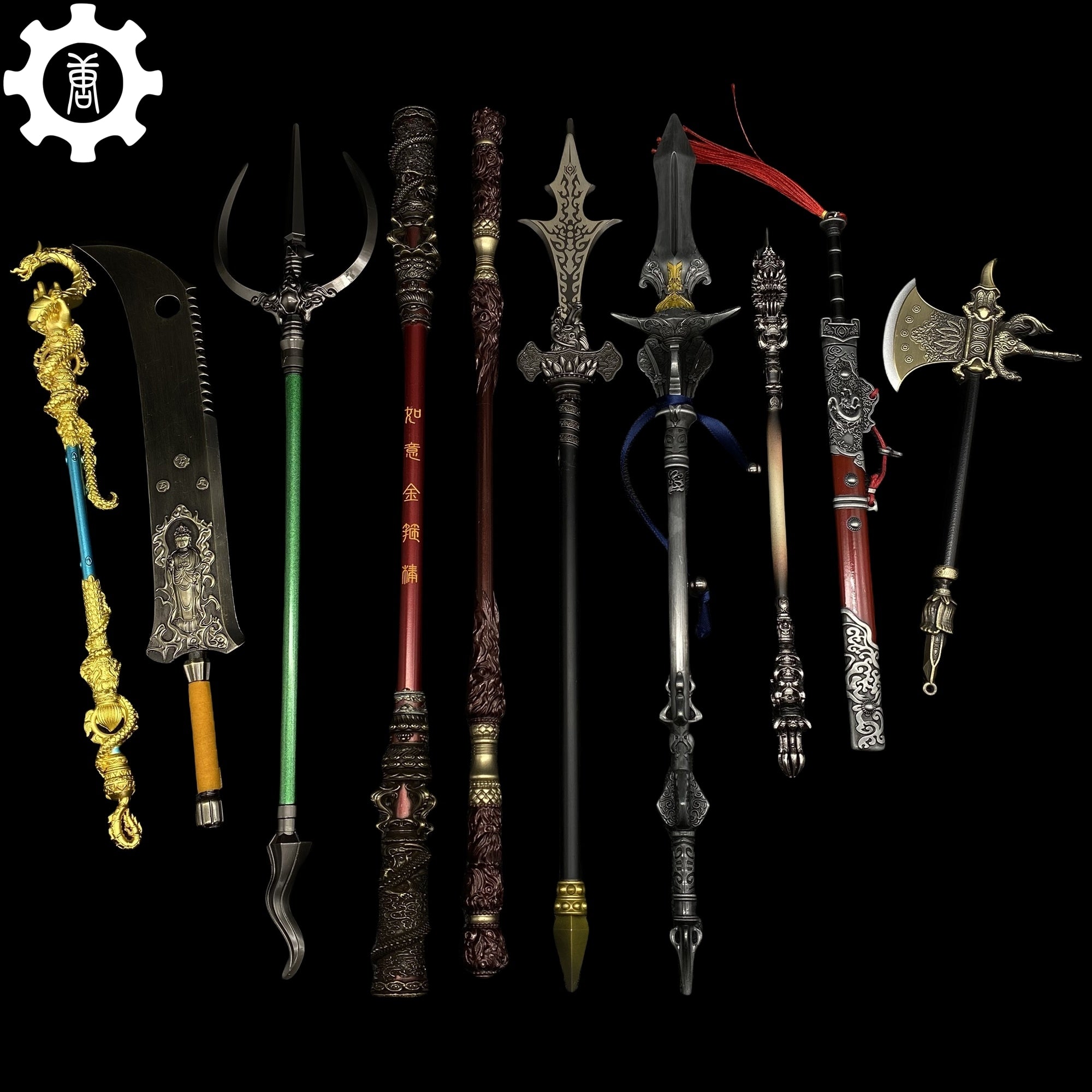 Black Myth: Wukong Metal Weapons Miniature Collections - Tophatter Daily Deals