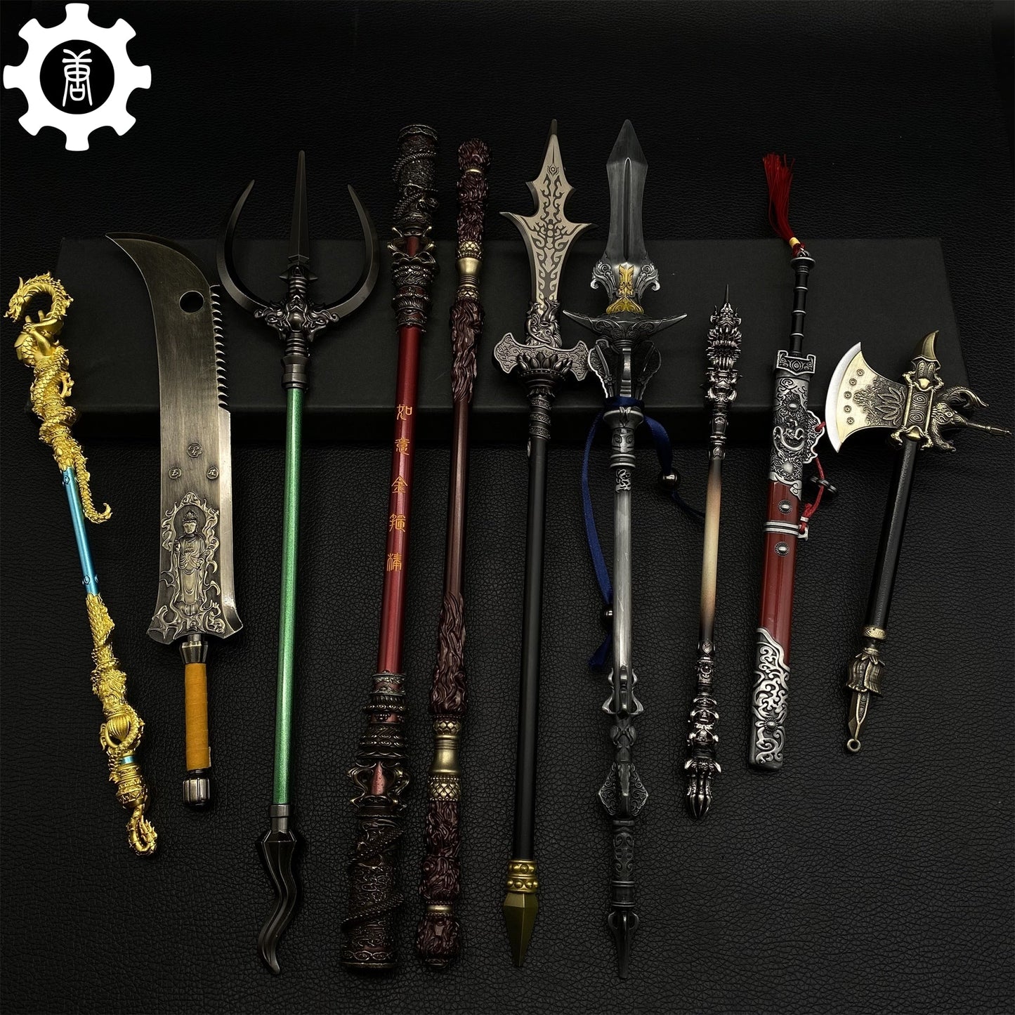 Black Myth: Wukong Metal Weapons Miniature Collections 10 In 1 Pack - Tophatter Daily Deals