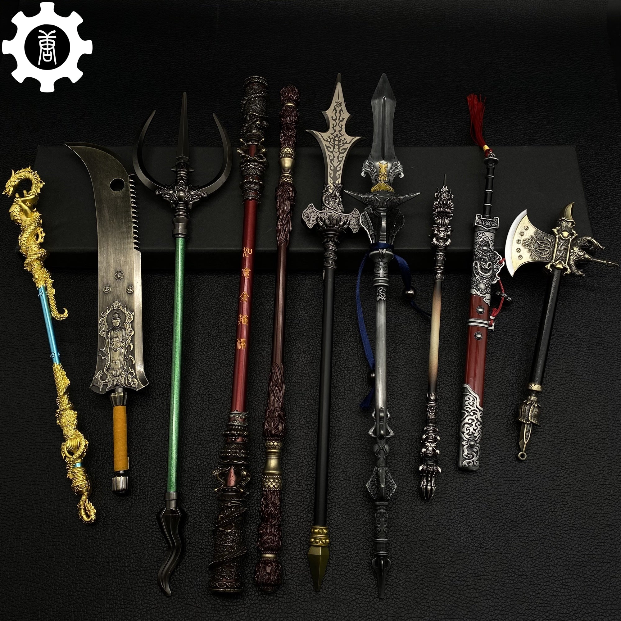 Black Myth: Wukong Metal Weapons Miniature Collections 10 In 1 Pack - Tophatter Daily Deals