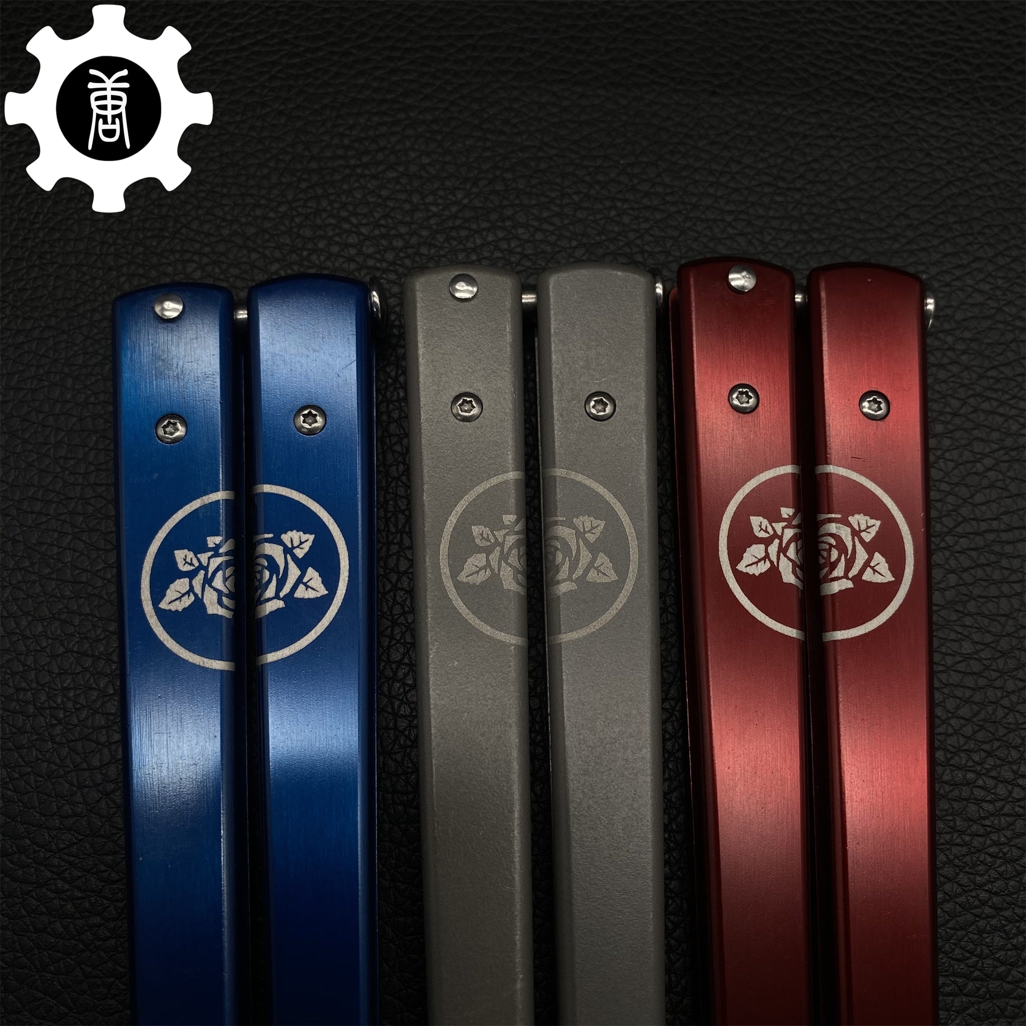 TF2 Black Rose Balisong Black Rose Butterfly Knife Replica IRL - Tophatter Daily Deals