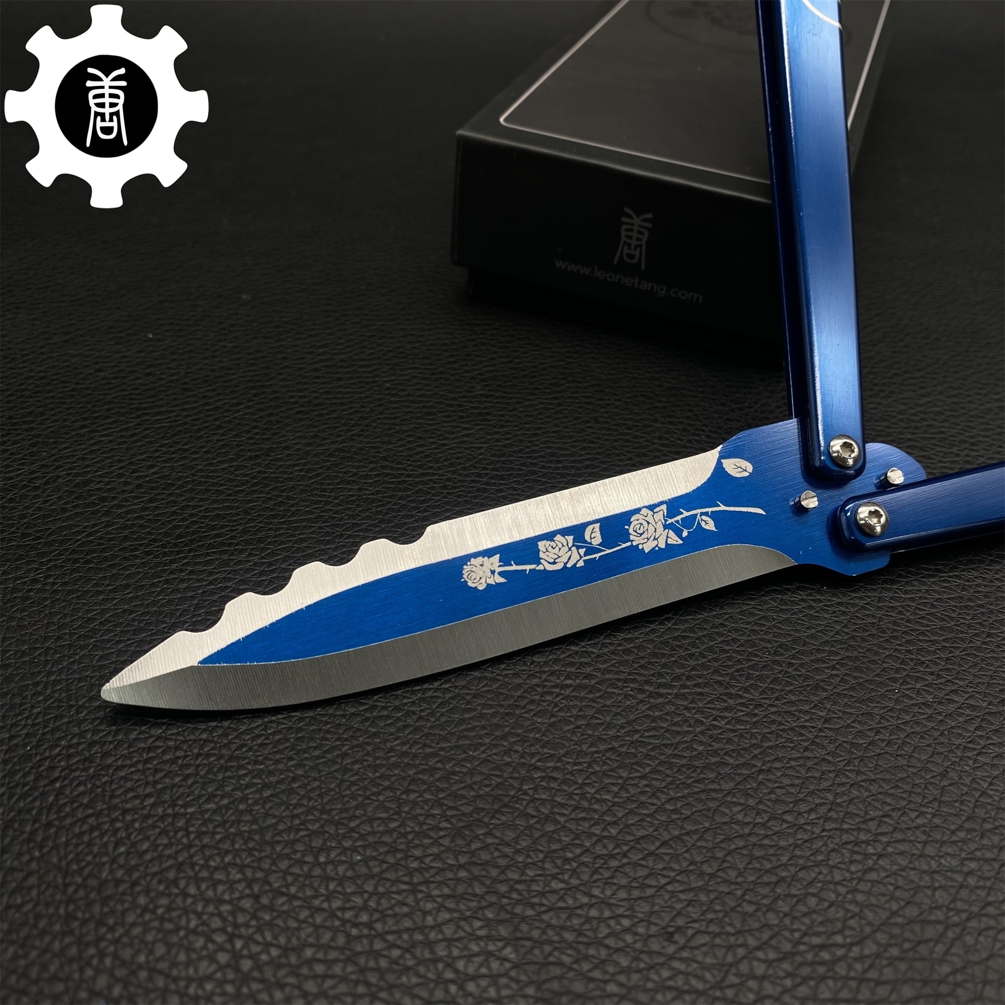 TF2 Black Rose Balisong Black Rose Butterfly Knife Replica IRL - Tophatter Daily Deals