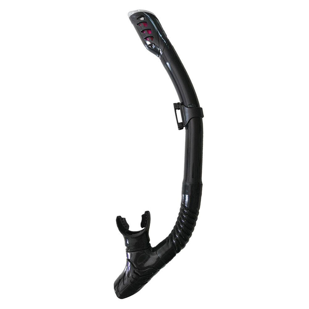Swimming Breathing Tube - Dry Snorkel-Diving Snorkel For Scuba Diving Freediving Snorkeling With Top Dry Valve And Comfortable Mouthpiece Snorkel Black Swimming - Tophatter Daily Deals