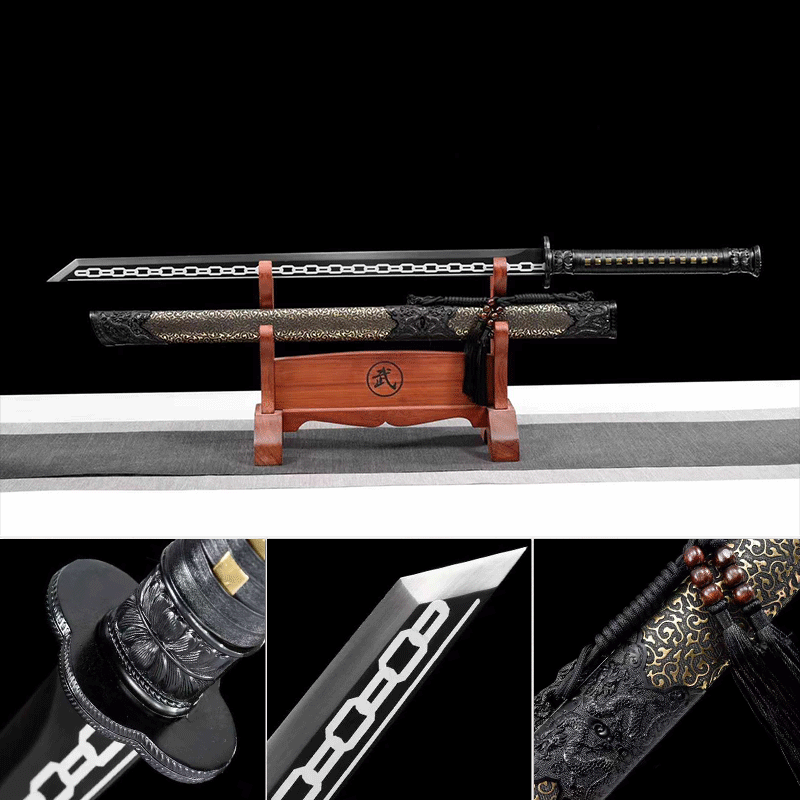 Black Gold Ancient Sword - Mighty Dragon Slayer - Tophatter Daily Deals