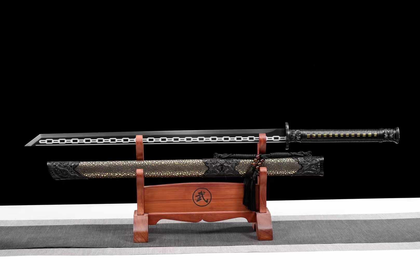 Black Gold Ancient Sword - Mighty Dragon Slayer - Tophatter Daily Deals