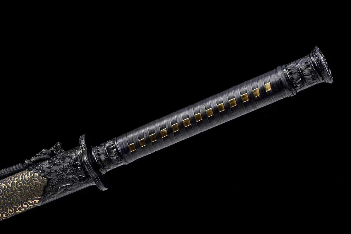 Black Gold Ancient Sword - Mighty Dragon Slayer - Tophatter Daily Deals