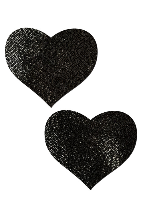 Black Liquid Heart Pasties Lingerie Accessories - Tophatter Daily Deals