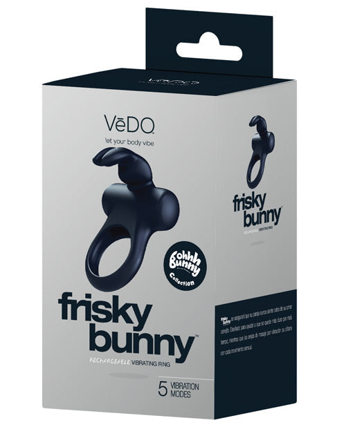 VeDO Frisky Bunny Rechargeable Vibrating Ring C-Rings - Tophatter Daily Deals