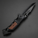 Black rope folding knife - Tophatter Daily Deals