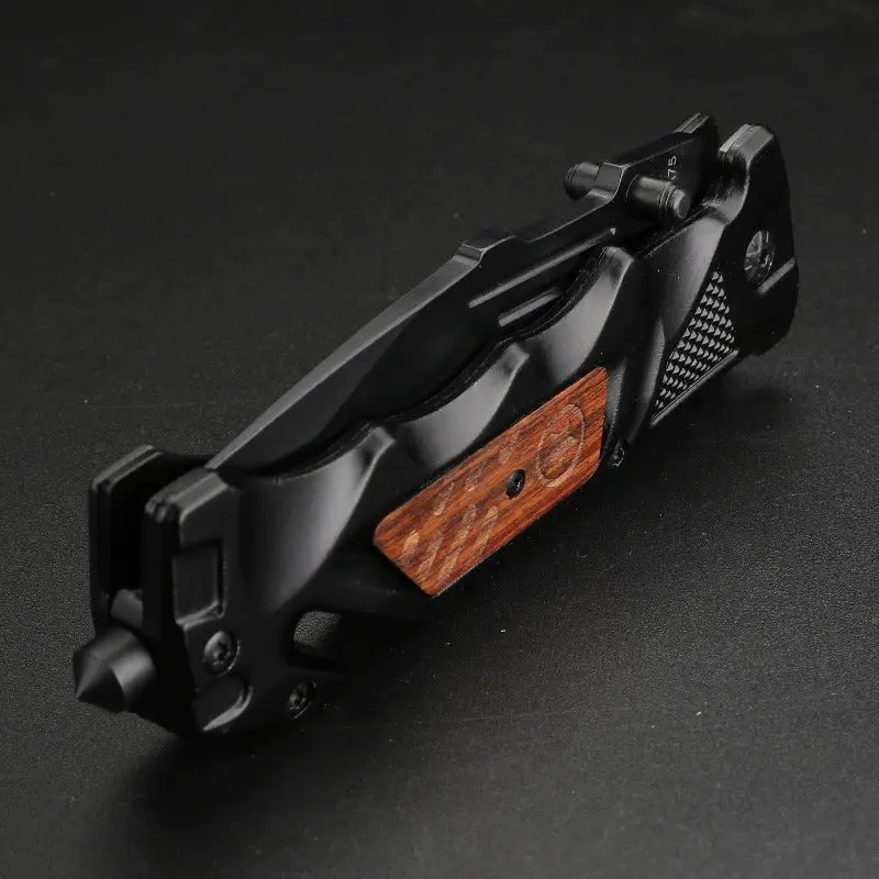 Black rope folding knife - Tophatter Daily Deals