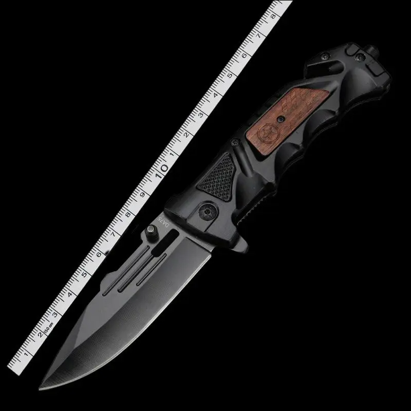 Black rope folding knife - Tophatter Daily Deals