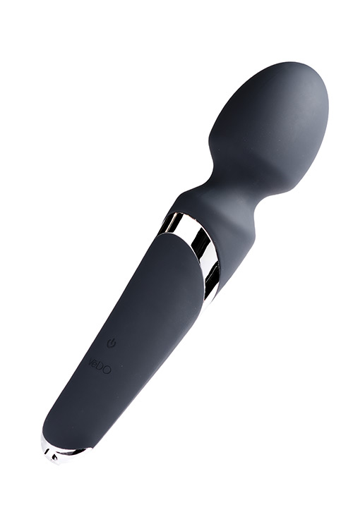 VeDO Wanda Rechargeable Wand Just Black Wands - Tophatter Daily Deals