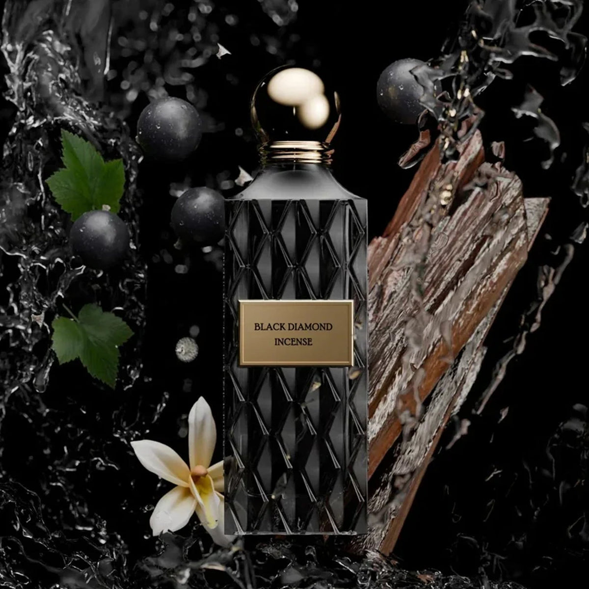 Ibraq Black Diamond Incense Eau De Parfum 150ml Spray - Tophatter Daily Deals