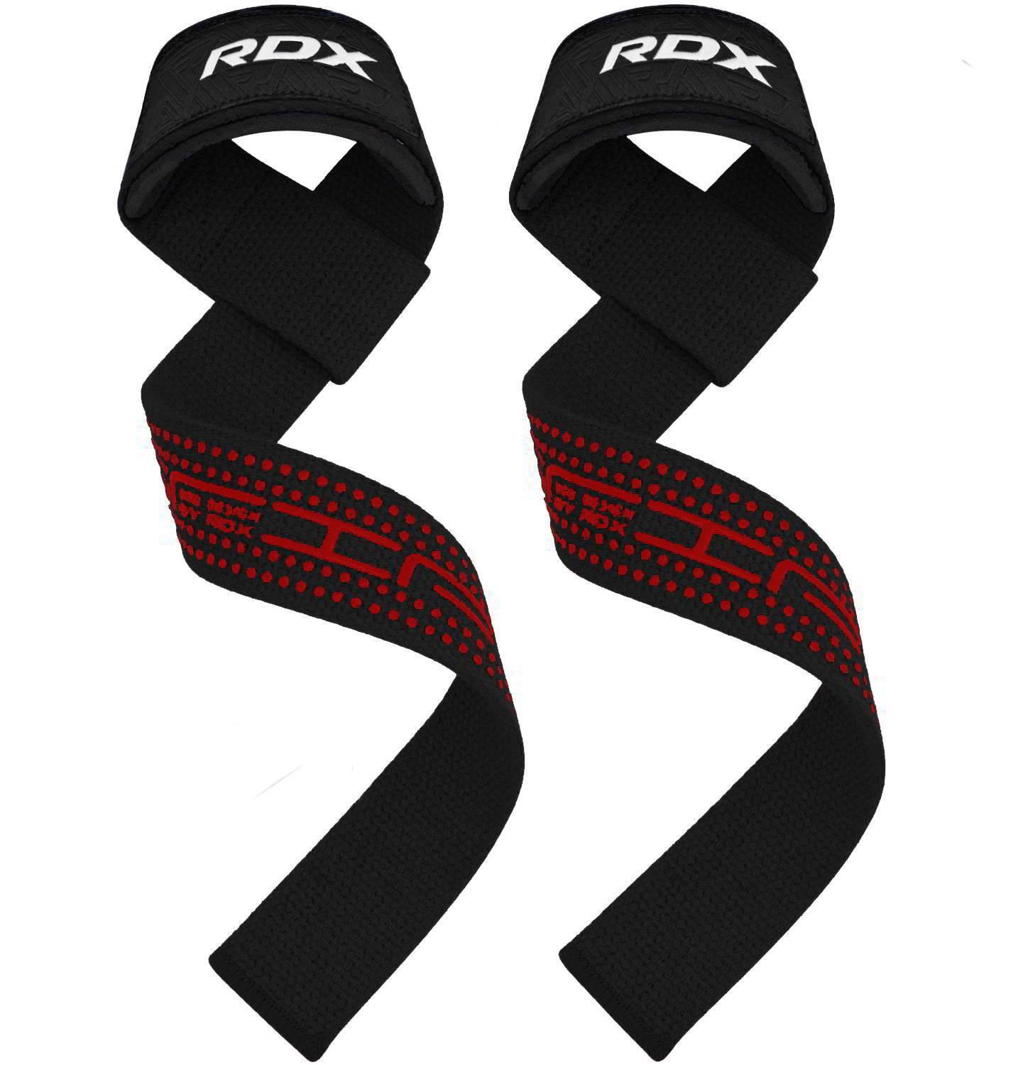 Weight Lifting Straps – Weight Lifting Straps by RDX, Gym Wrist Support, Weight Training, Lifting Strap Black Exercise & Fitness - Tophatter Daily Deals