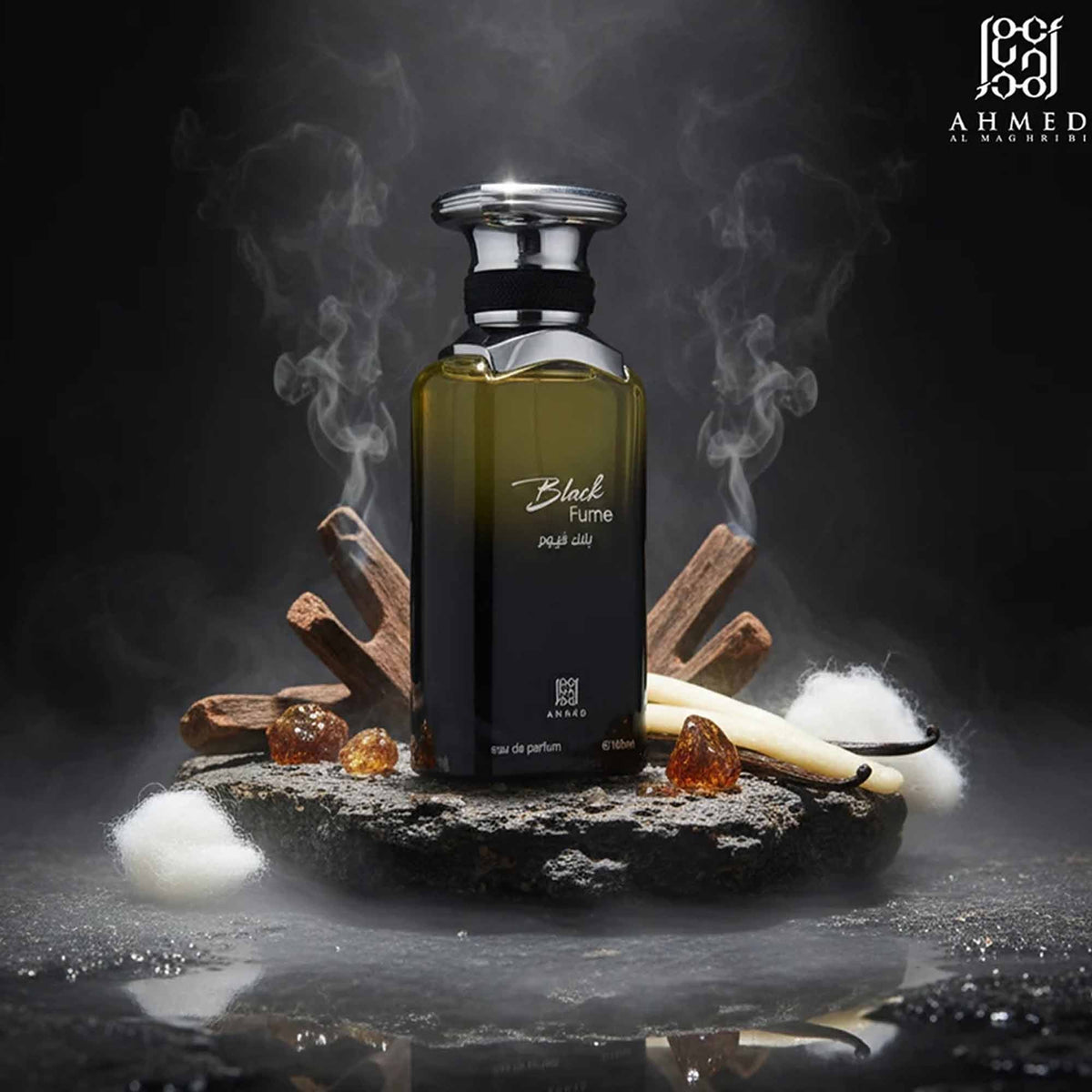 Ahmed Al Maghribi Black Fumes Extrait De Parfum 100ml Spray - Tophatter Daily Deals