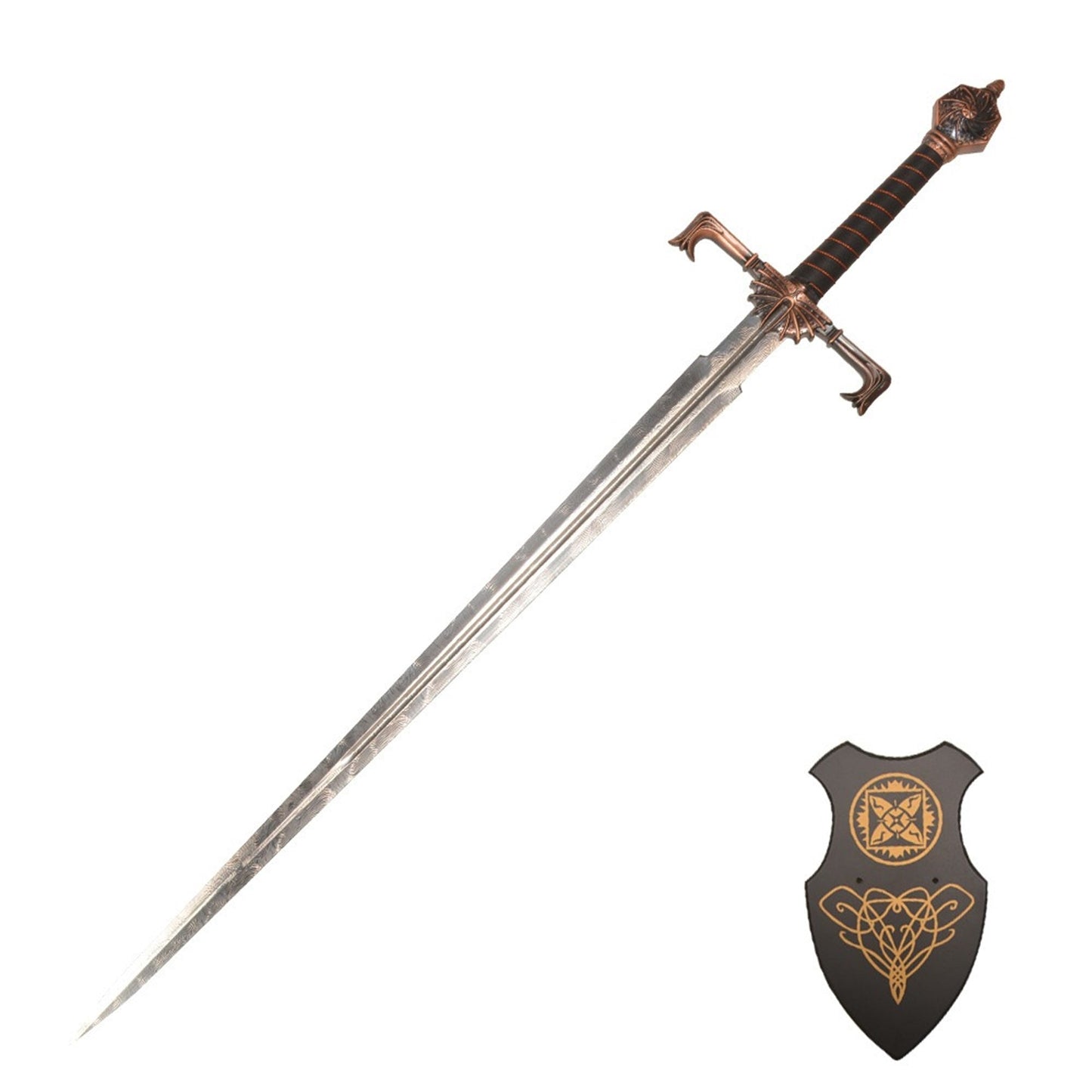 Blackfyre Sword IRL Steel Replica Blackfyre Sword(red handle) - Tophatter Daily Deals