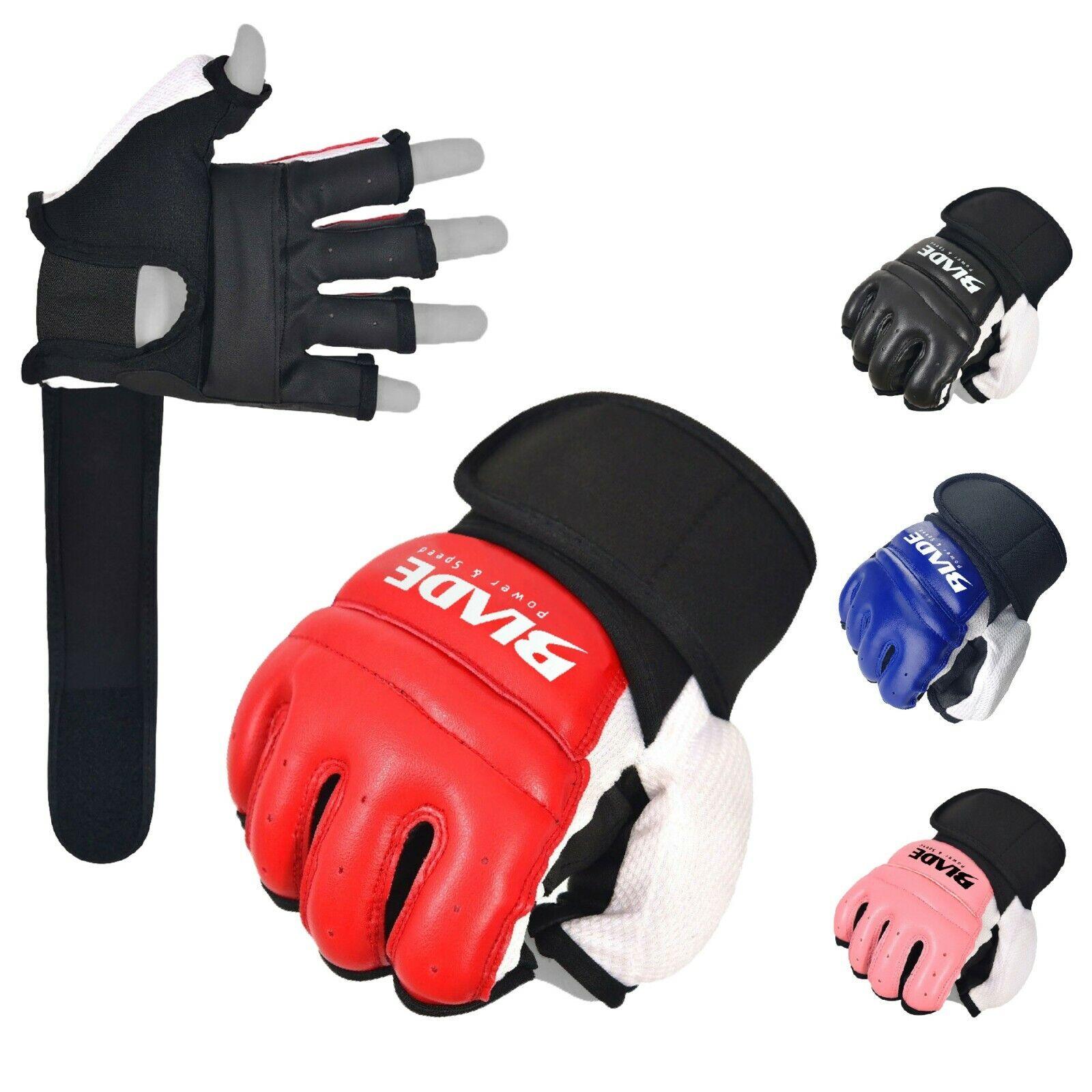 Best Boxing Gloves for Training - Blade Leather MMA Martial Arts Gloves Training Boxing Body Combat Punch Bag Sports & Outdoor - Tophatter Daily Deals