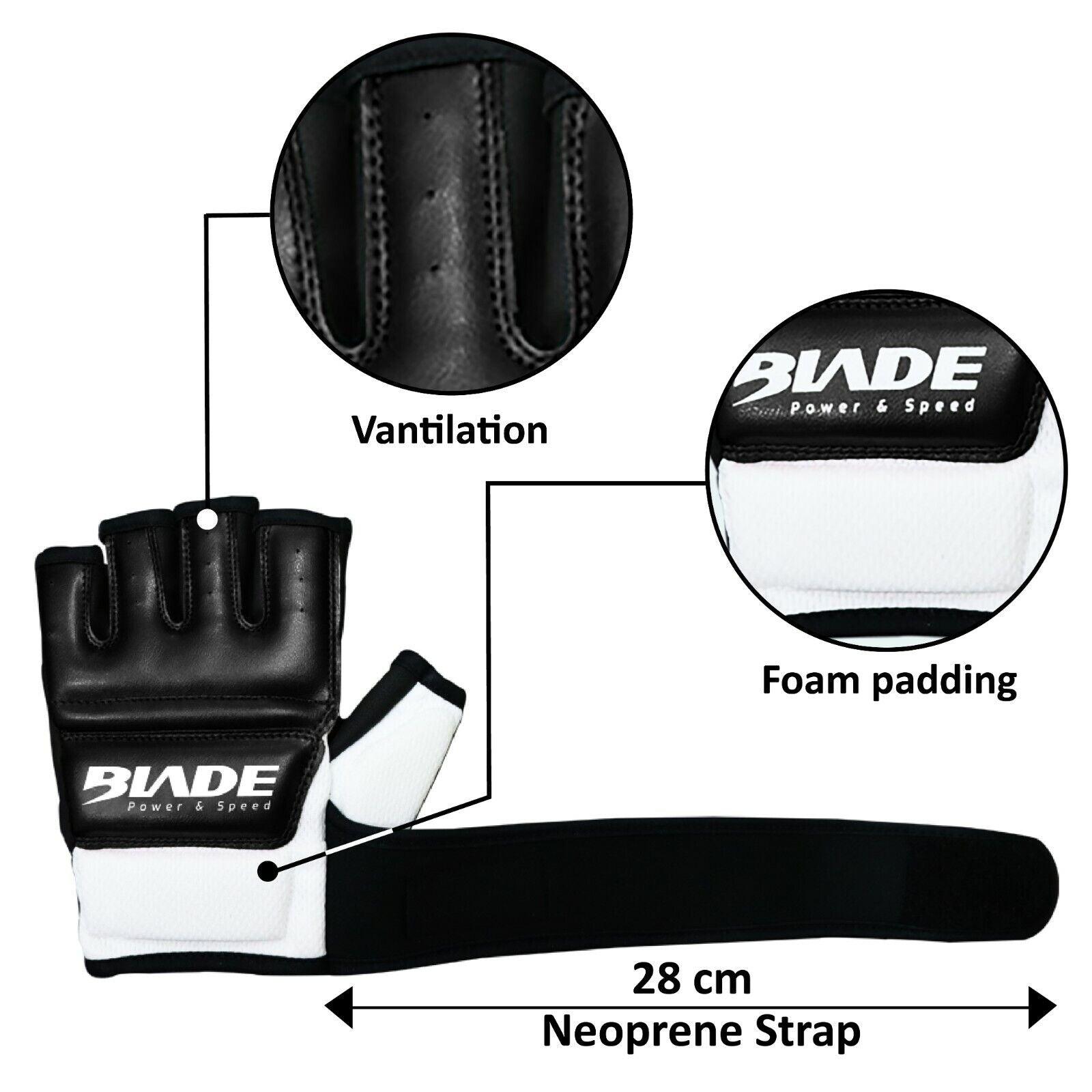 Best Boxing Gloves for Training - Blade Leather MMA Martial Arts Gloves Training Boxing Body Combat Punch Bag Sports & Outdoor - Tophatter Daily Deals