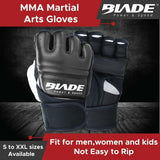 Best Boxing Gloves for Training - Blade Leather MMA Martial Arts Gloves Training Boxing Body Combat Punch Bag Sports & Outdoor - Tophatter Daily Deals