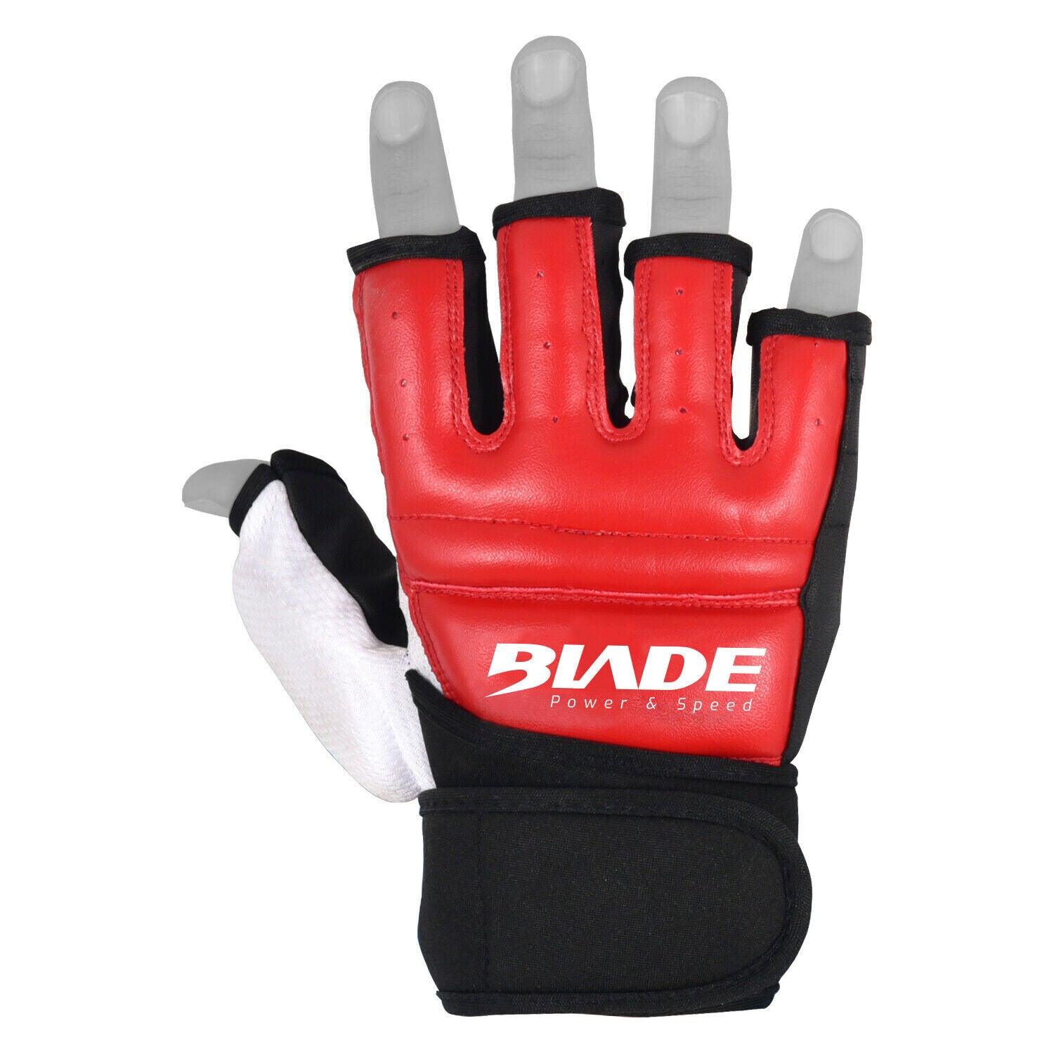 Best Boxing Gloves for Training - Blade Leather MMA Martial Arts Gloves Training Boxing Body Combat Punch Bag Red Sports & Outdoor - Tophatter Daily Deals