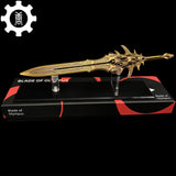 Blade Of Olympus Metal Replica11.8" USA Stock Golden 30cm Sword & Acrylic Stand - Tophatter Daily Deals