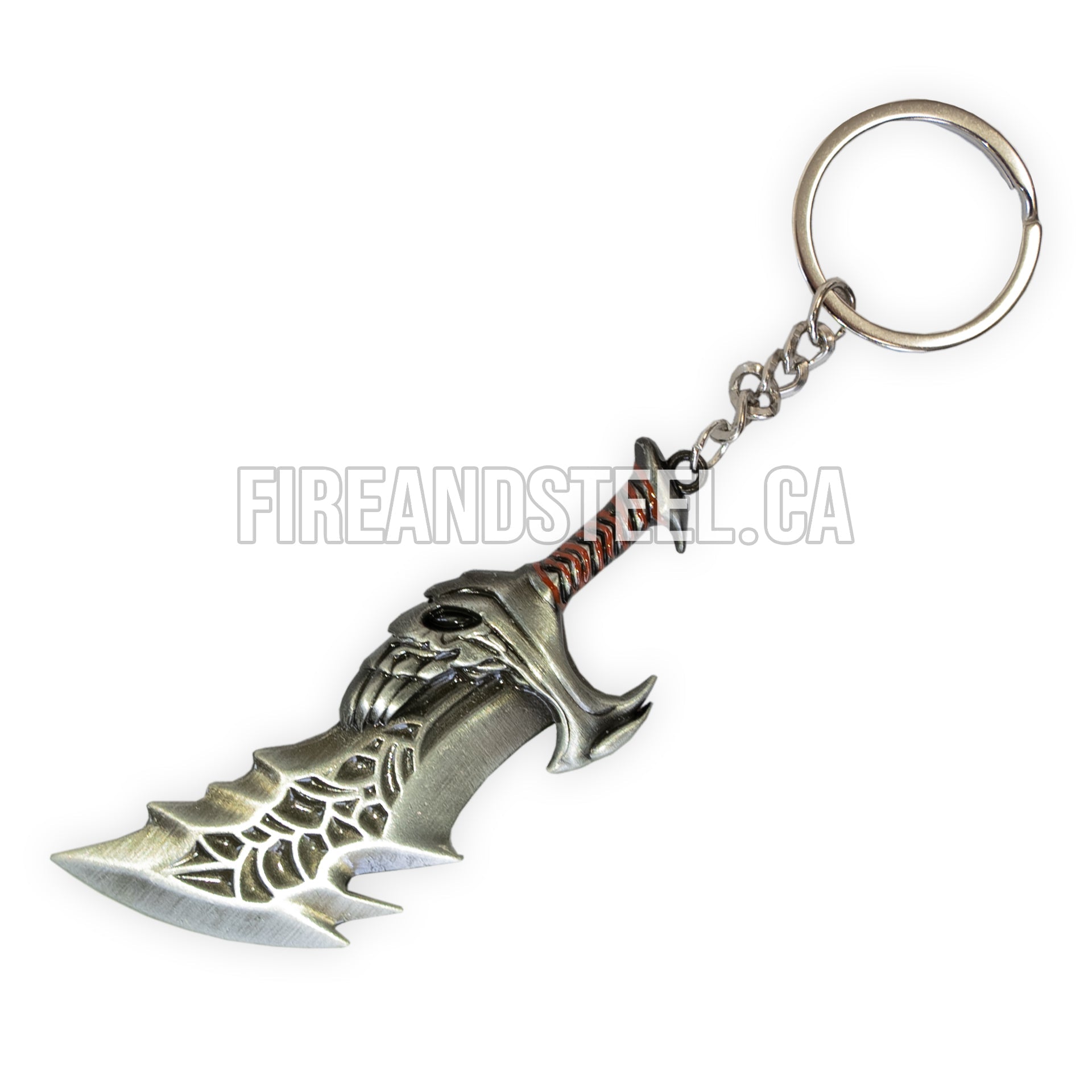 Kratos' Blades of Chaos Keychain Video Game Sword - Tophatter Daily Deals