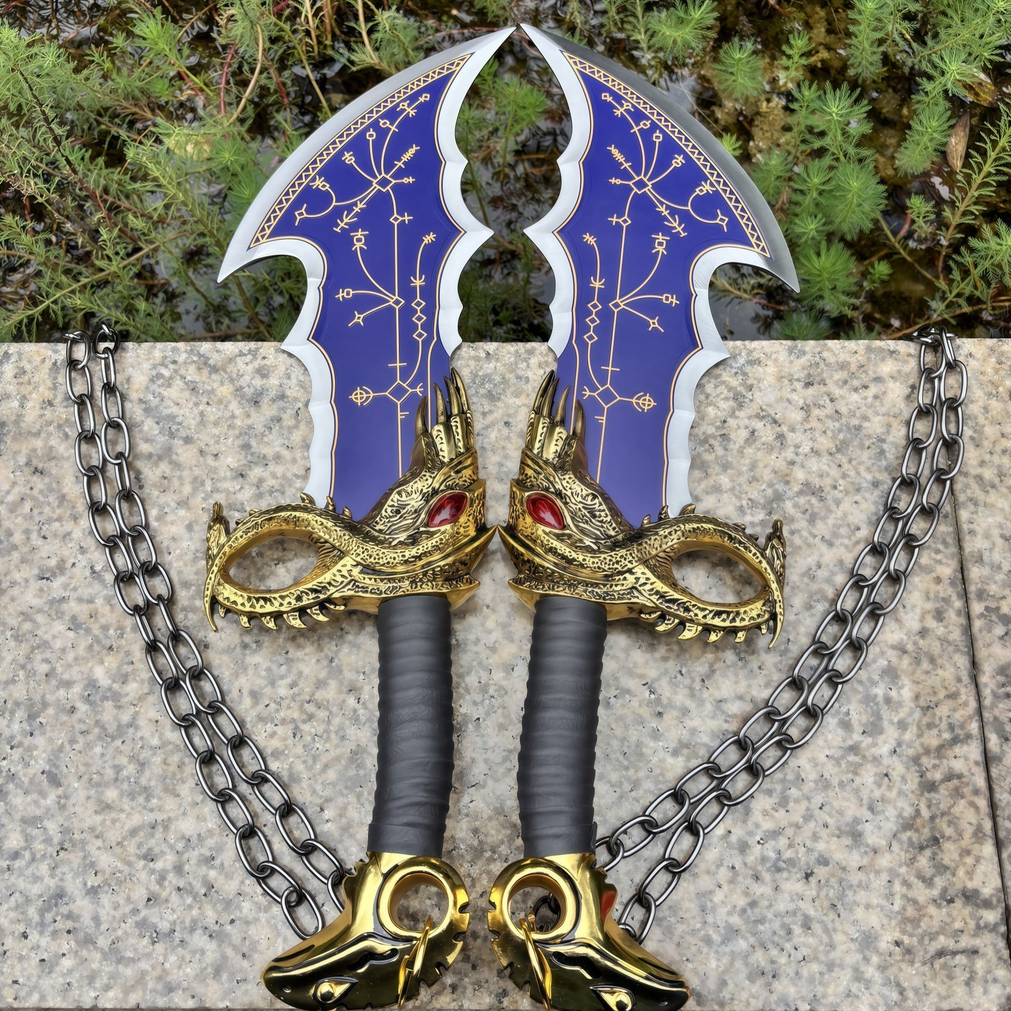 Blades of Chaos Life-size Metal Replica - Tophatter Daily Deals