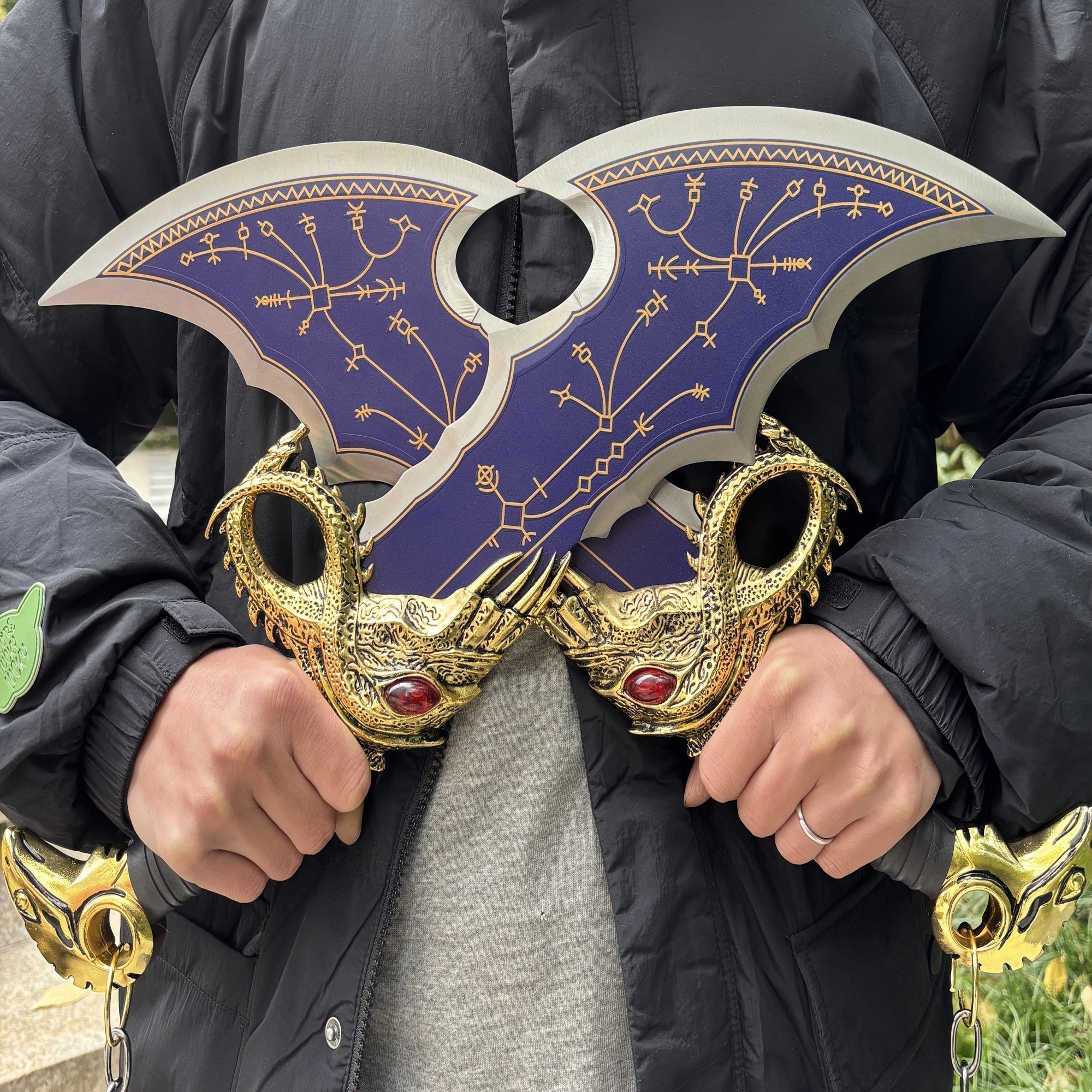 Blades of Chaos Life-size Metal Replica - Tophatter Daily Deals