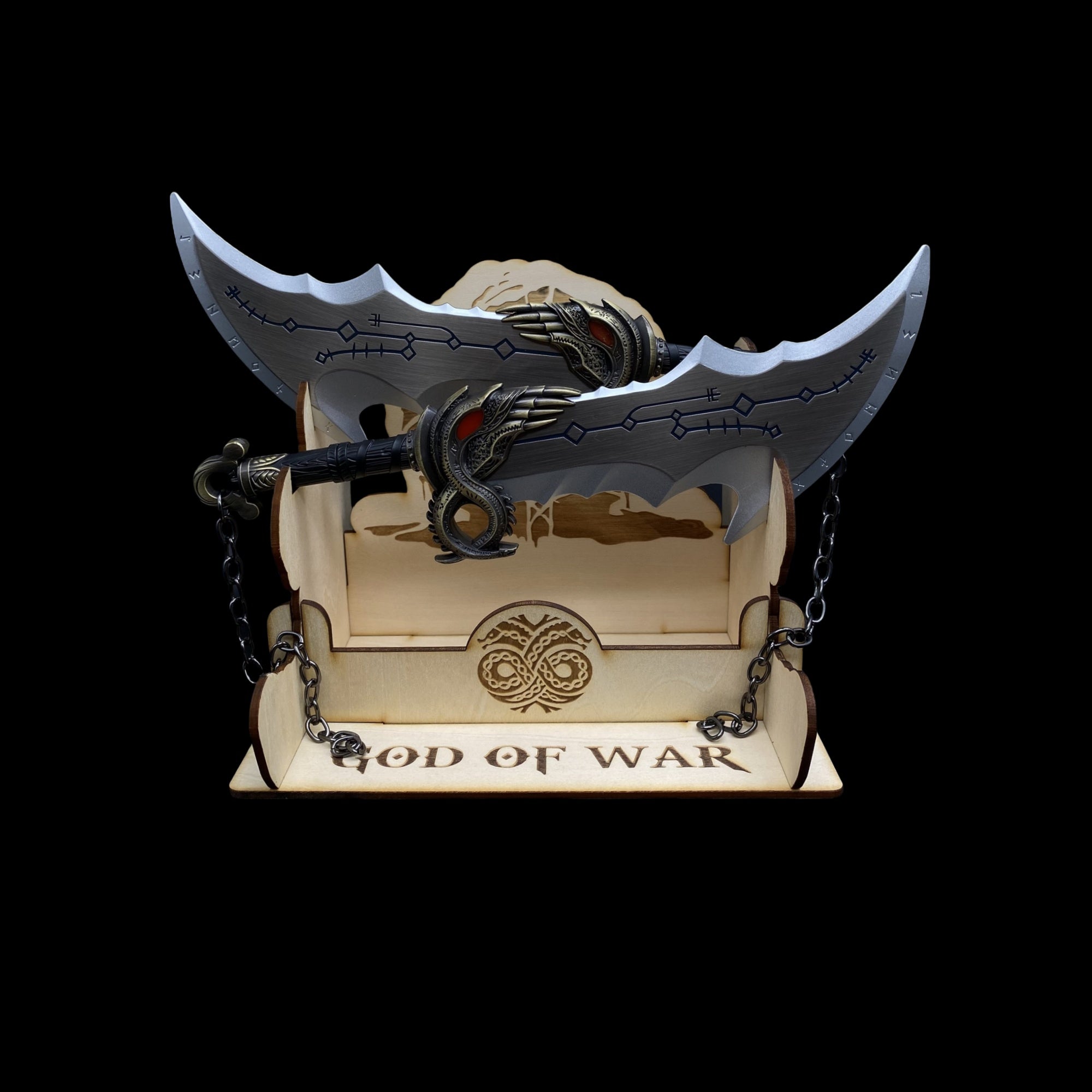 Metal Blades of Chaos 1:2 Luminous Replica - Tophatter Daily Deals